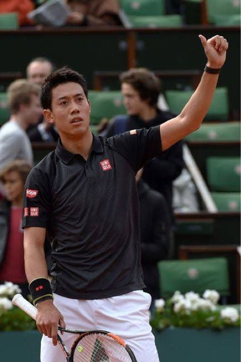 【新品】16年全仏 ユニクロ 錦織圭 着用 ハーフパンツ (Sサイズ)