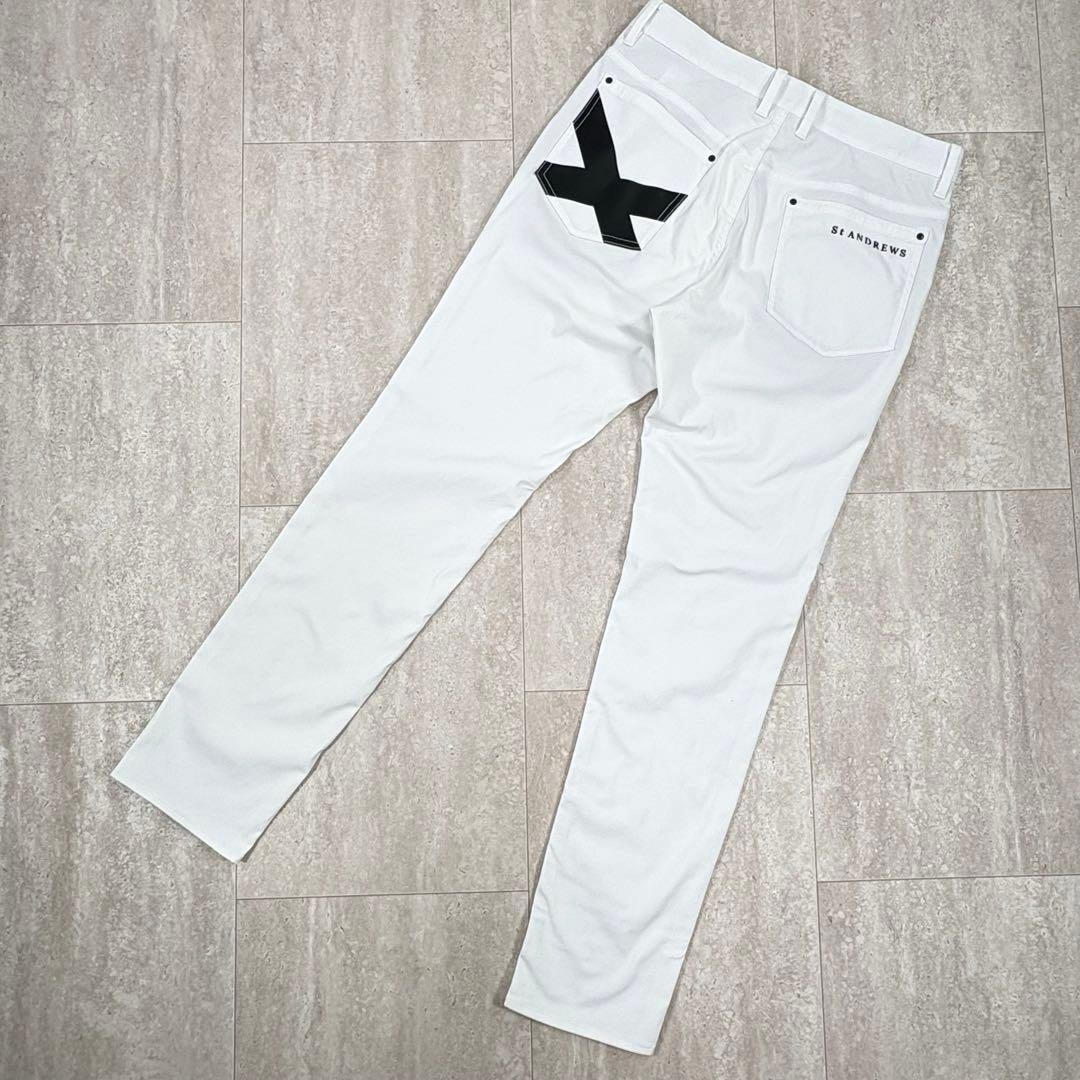 セントアンドリュース St.ANDREWS パンツ ストレッチ　白 M メンズ