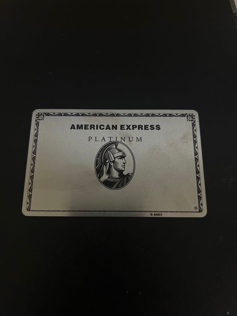 【米国版新品】アメックス　ミラー　カード　ノベルティプラチナ　５枚