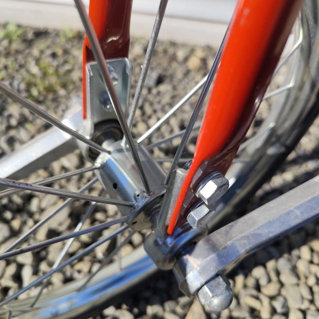 レア 珍品 補助輪付き １輪車 いちりんしゃ 赤