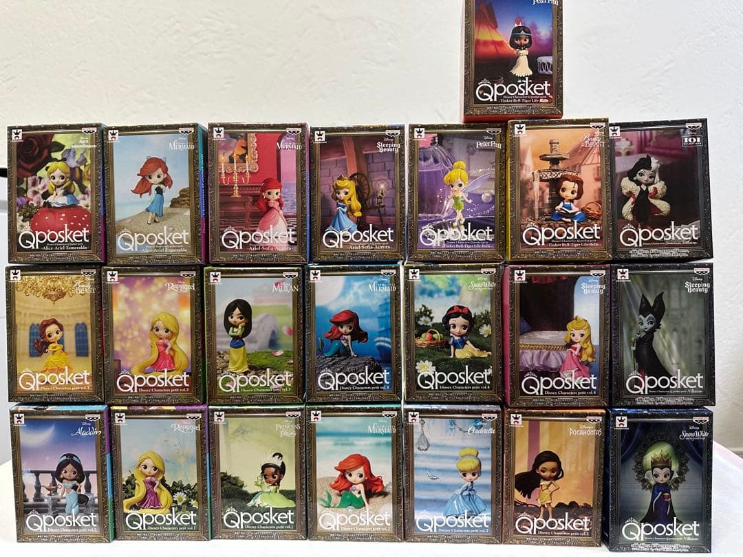 Qposket ディズニープリンセス 22体　まとめ売り