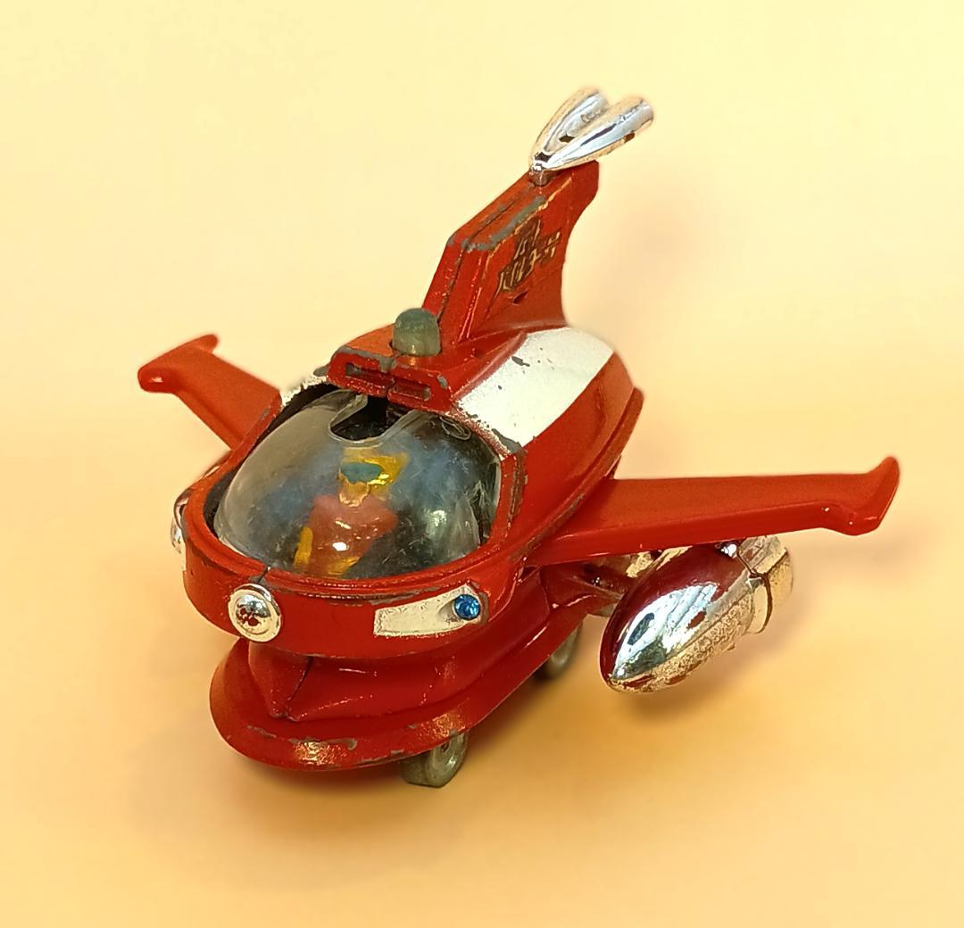 【昭和レトロ　レア品】超合金 ジェットパイルダー 赤ウィング