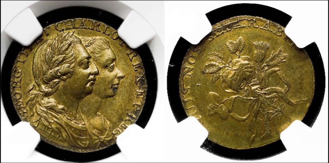 TOP POP⁉️ 1761年 ジョージ3世　　戴冠式銅メダル