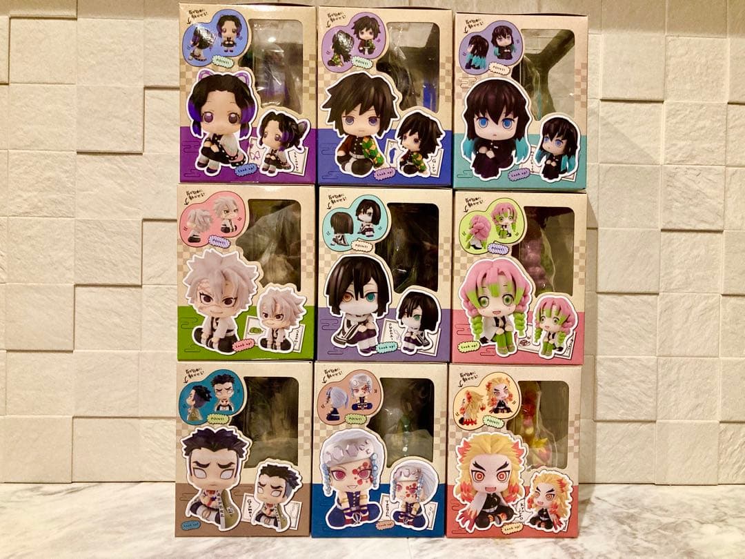 鬼滅の刃 るかっぷ フィギュア 全柱９体セット 時透無一郎 冨岡義勇 宇髄天元