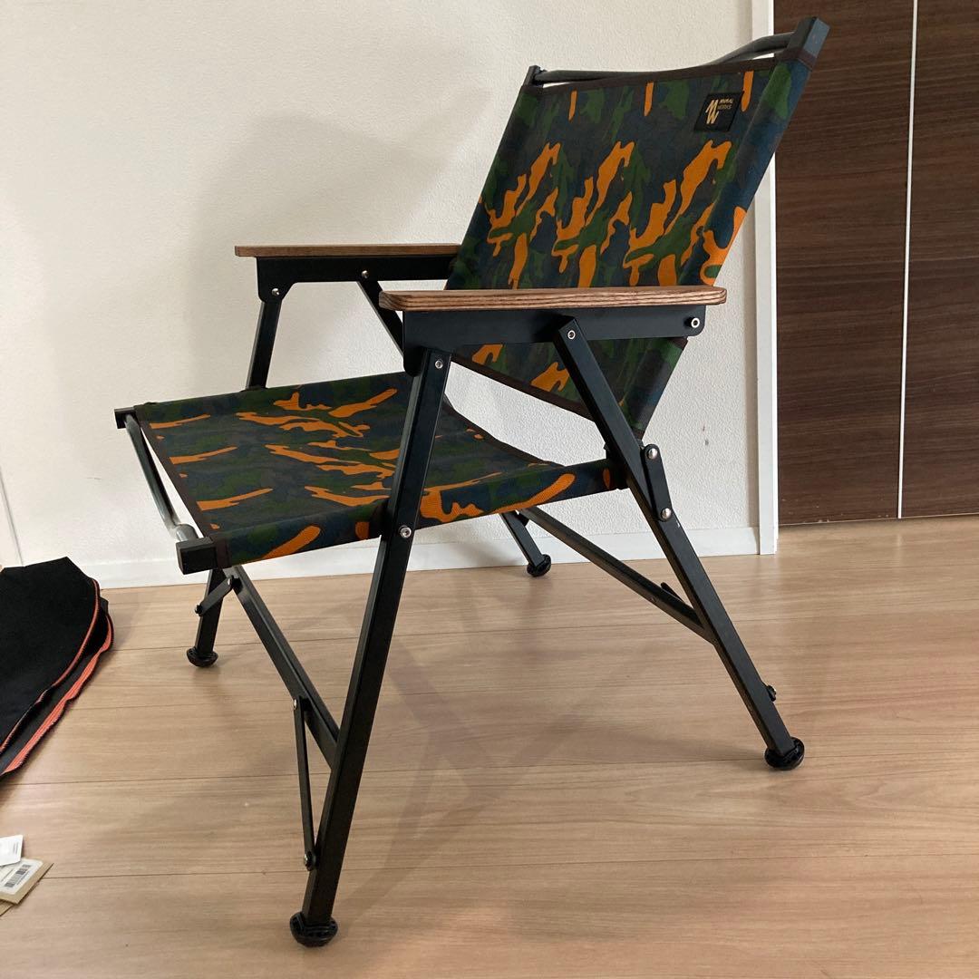 ミニマルワークス　チェア　life chair B 迷彩　カモフ柄　折りたたみ