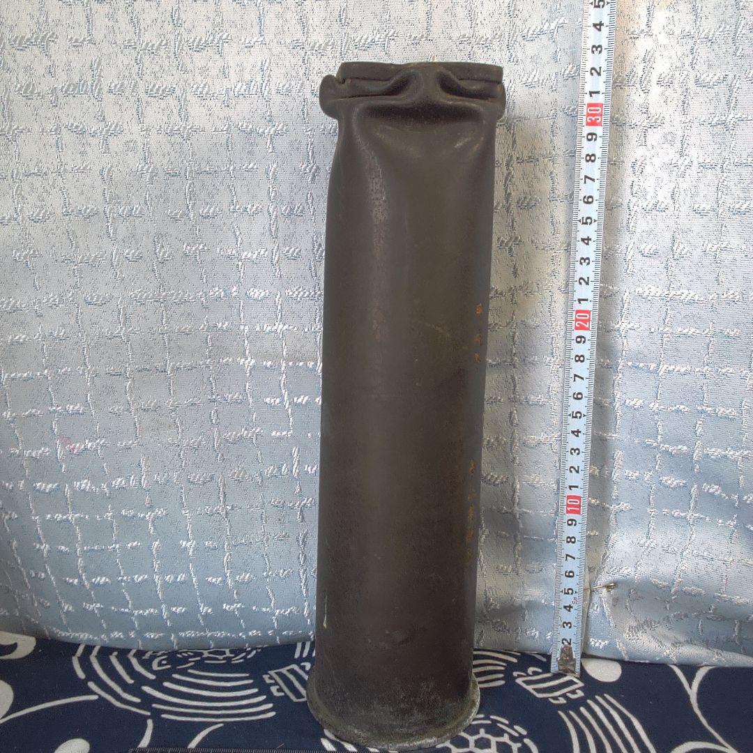 骨董４ シンプルなブラウン花瓶 高さ約30cm