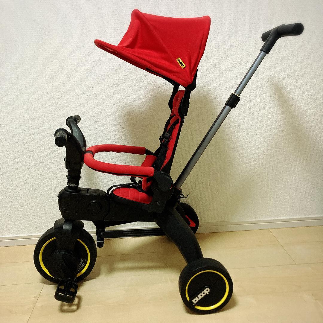 Doona Liki Trike S3 折りたたみ 三輪車 レッドガード付