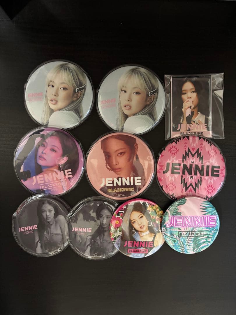 BLACKPINK JENNIE ジェニ 缶バッジ 10個セット