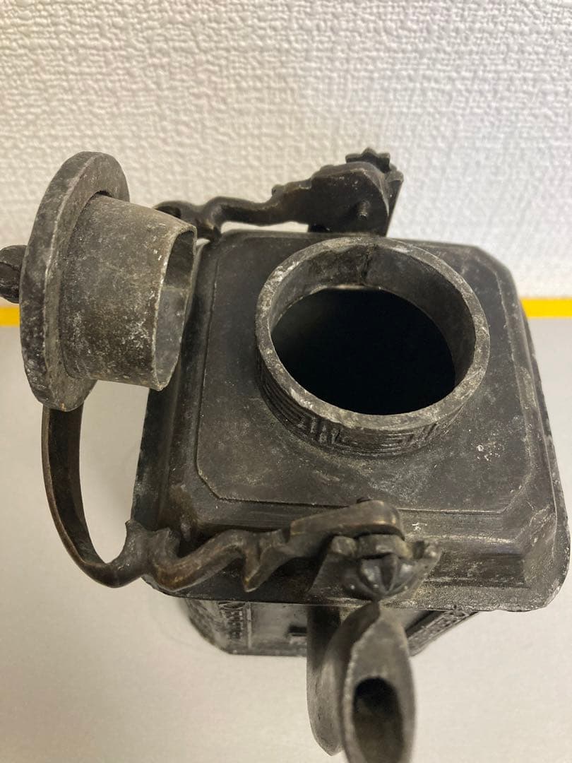 古錫，中国古美術古錫器茶壺酒壺，稀有物，清時代，古屋から藏出し