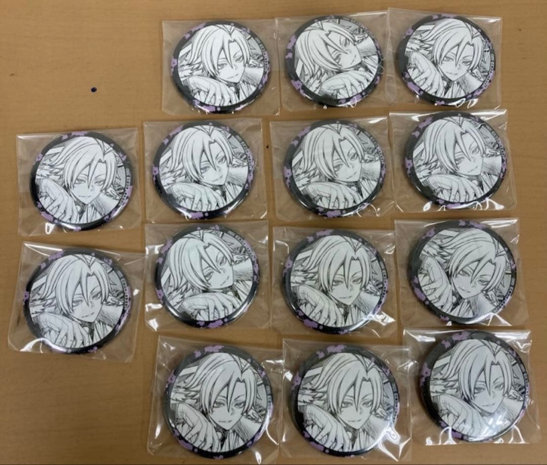 【匿名配送】桃源暗鬼 まねきねこ 缶バッジ 桃宮唾切 20点