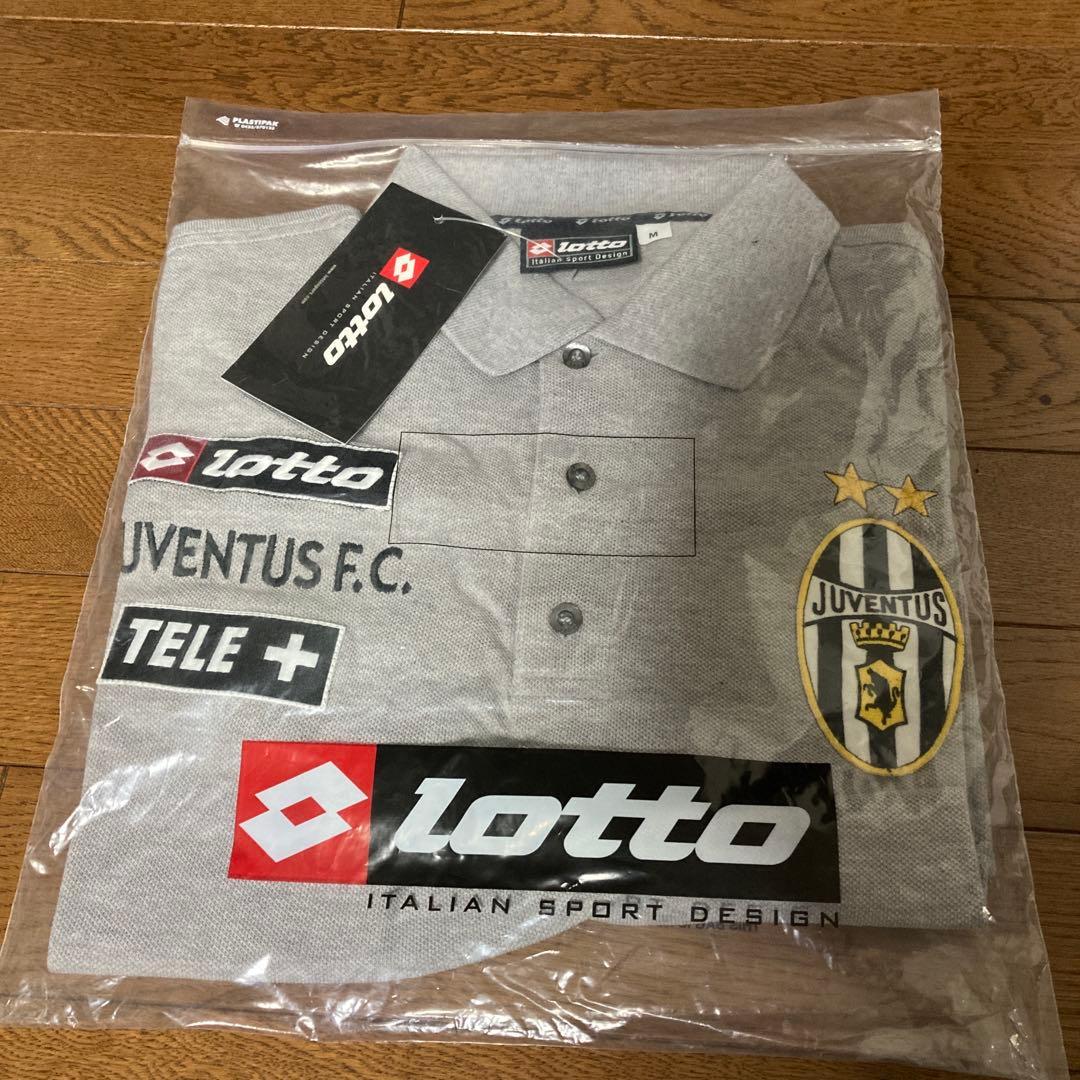 新品！タグあり！ユベントス　00-01 ポロシャツ　支給品　ユニフォーム　グレー