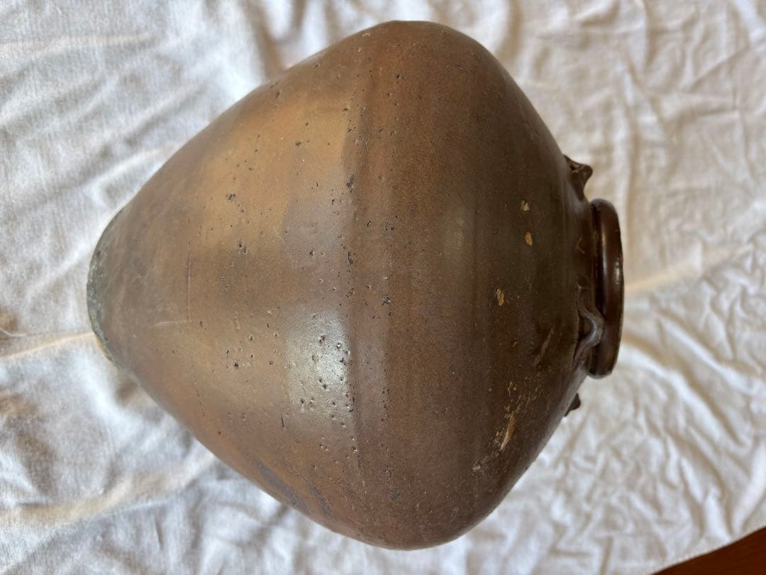 古備前　茶壺　 古民芸 　花瓶　置物飾り