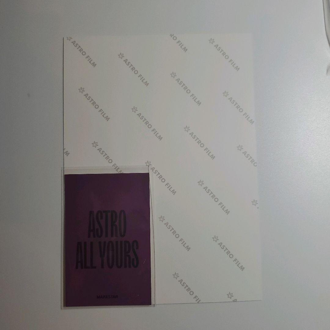 ASTRO 大判フォト 公式グッズ All Ligjt チャウヌ 直筆サイン