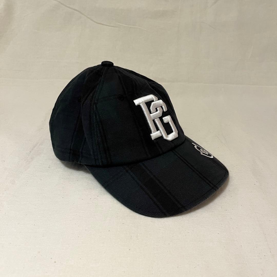 【希少ブラックウォッチ★未使用に近い】パーリーゲイツ キャップ★刺繍ロゴFREE