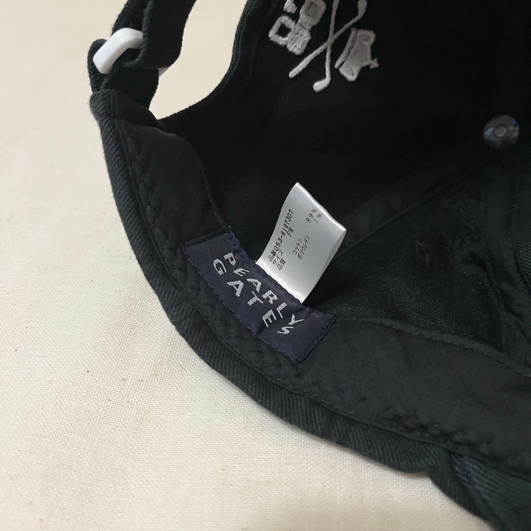 【希少ブラックウォッチ★未使用に近い】パーリーゲイツ キャップ★刺繍ロゴFREE