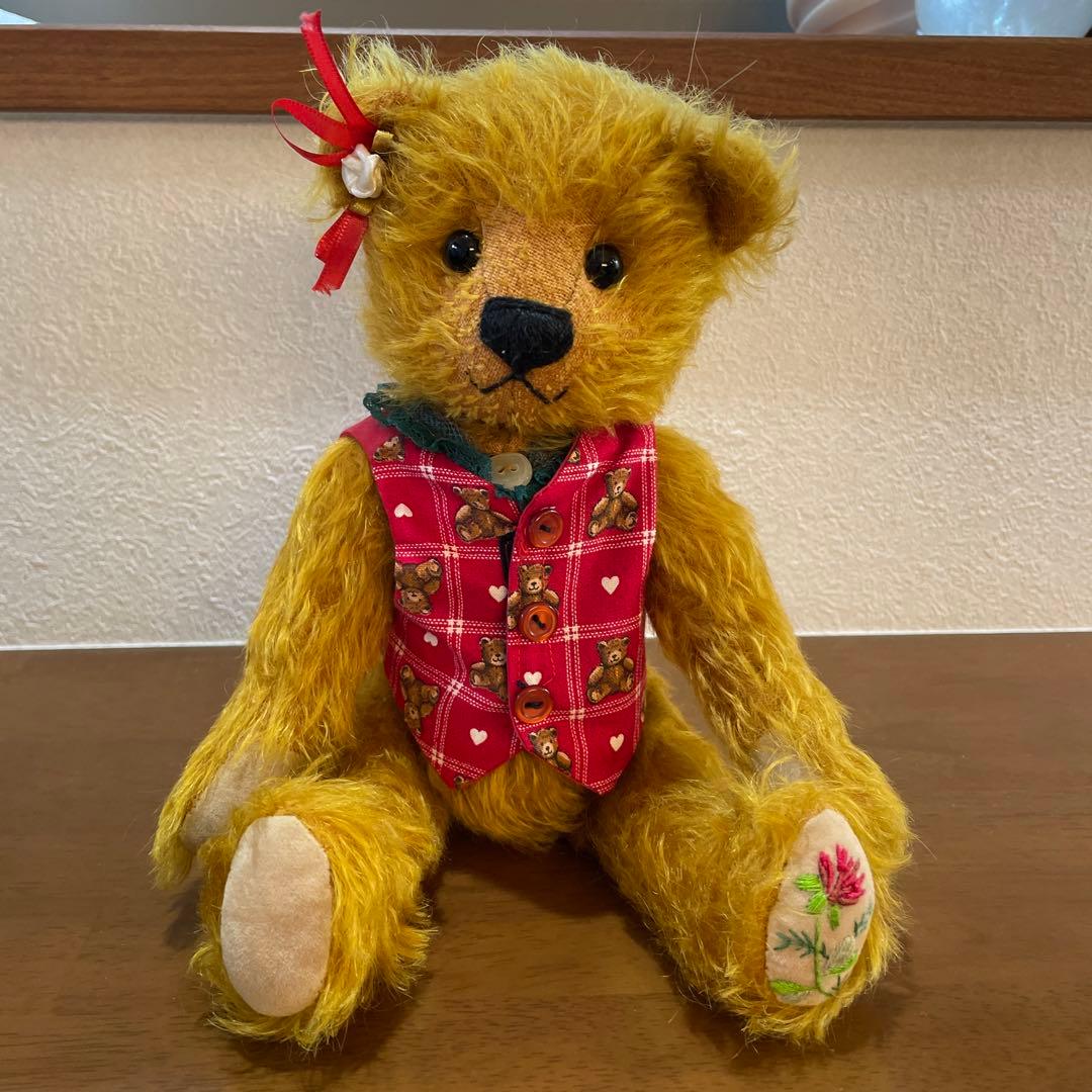 イギリス☆コッツウォルズ☆作家物　ハンドメイド　テディベア