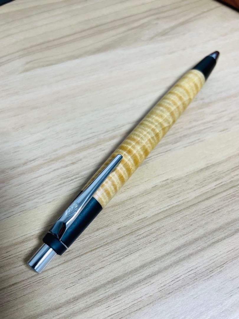 野原工芸　新型シャープペンシル 栃縮杢