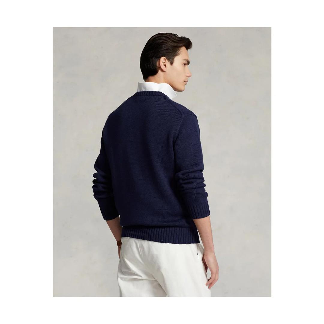 未使用 ポロベアコットンブレンドセーター S ゴルフ RLX POLO GOLF