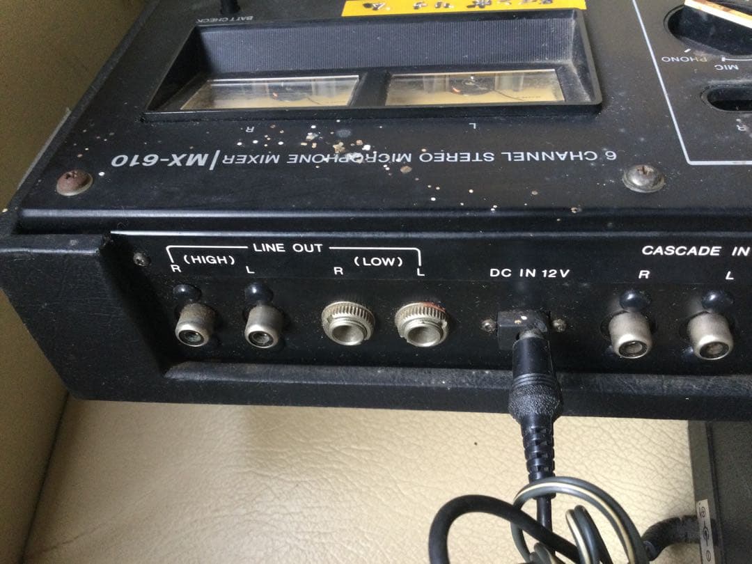 SONY 6チャンネルミキサー MX-610