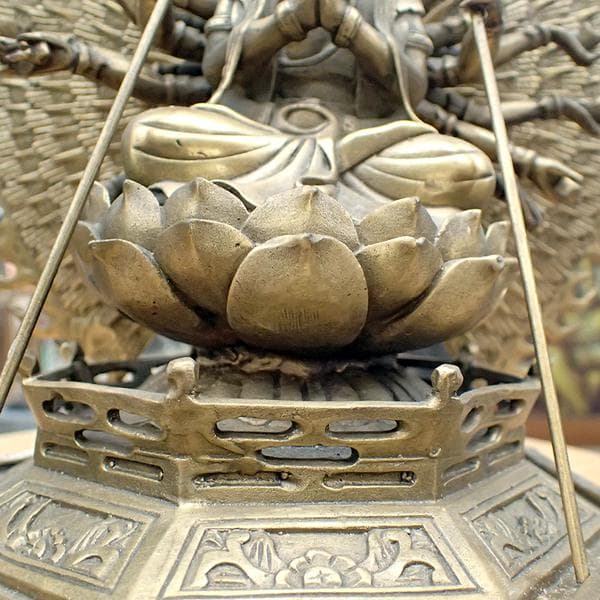 【仏像】千手観音菩薩 (3,276g)