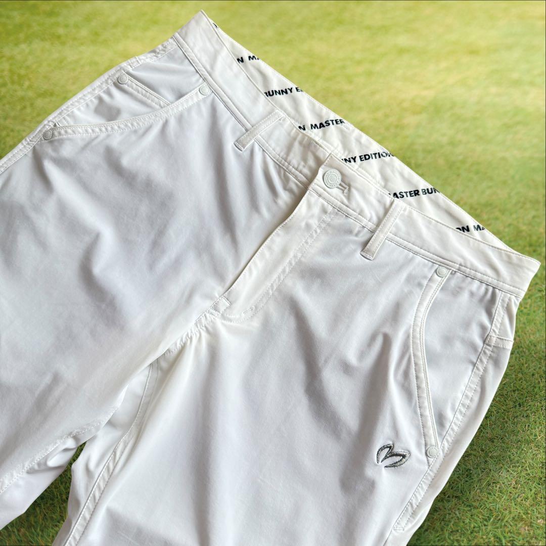 極美品　現行モデル　マスターバニー　パンツ　M〜L相当　白　ホワイト　ドライ　5