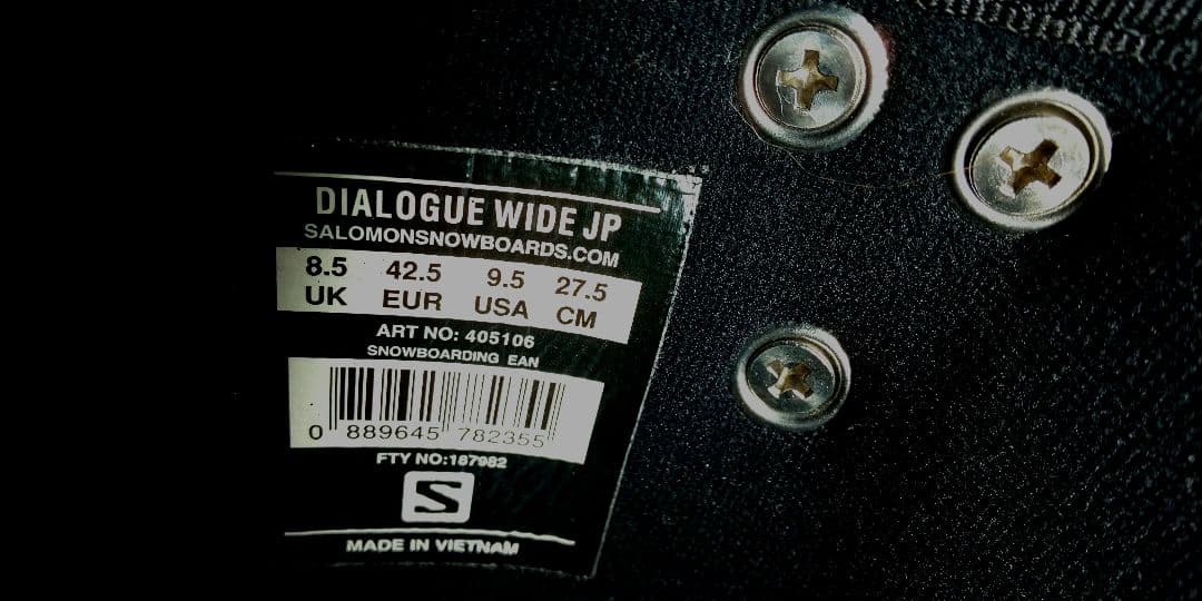 【値下】SALOMON DIALOGUE WIDE JP 27.5cm サロモン