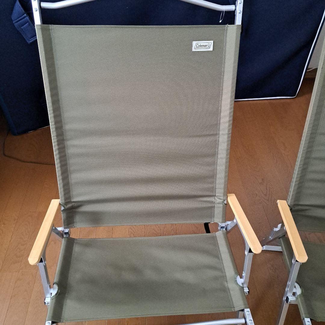 Coleman フォールディングチェア　ワイド　オリーブ　２脚