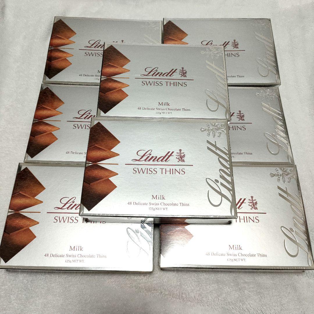 ８箱セット　新品未開封　リンツ　ミルク エキストラシン スイスシン　チョコレート
