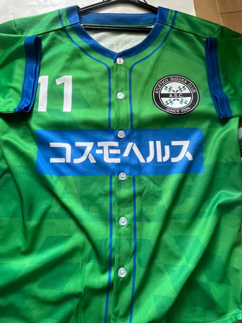 三浦和良選手プロ40周年記念試合ベースボールシャツアトレチコ鈴鹿