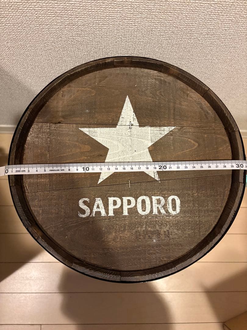 ★非売品★ 美品 サッポロビール 木製樽 オブジェ レトロ
