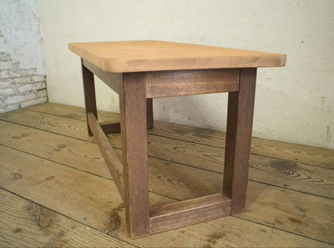 1067 ヴィンテージ　レトロなテーブル　展示台　椅子　イス　チェア　ベンチ