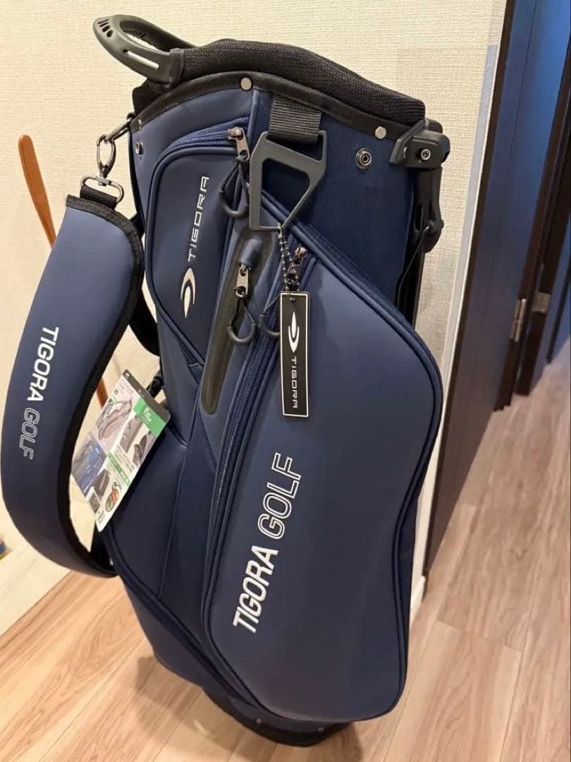 最終値下げ！TIGORA ゴルフバッグ ネイビー