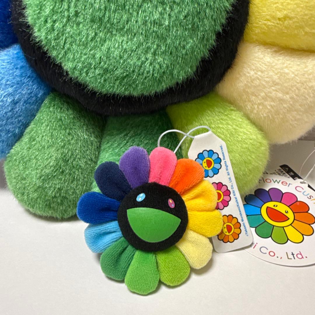 村上隆　kaikai kiki お花クッション　キーホルダー　セット