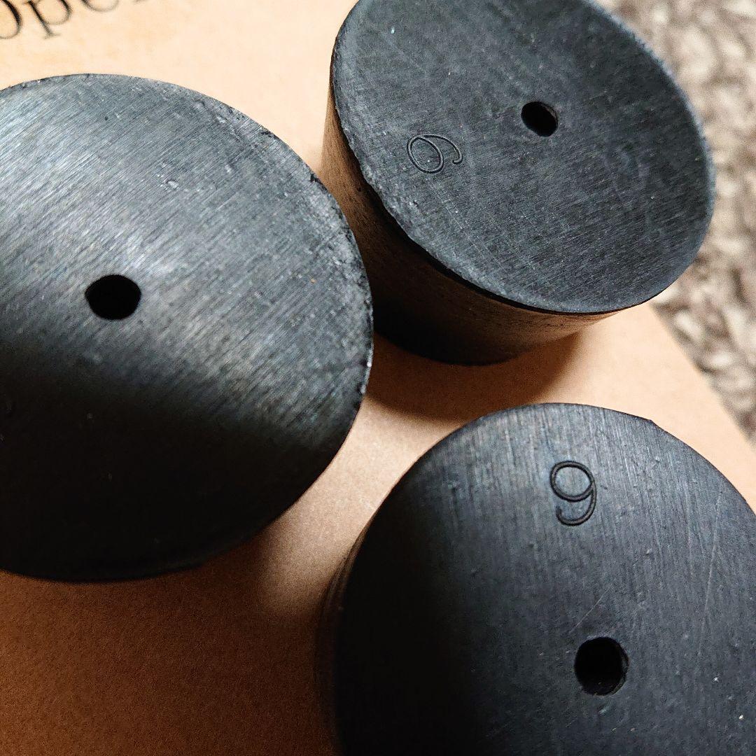 uxcell ゴムテーパープラグ 37 mmへ45 mm 粉体塗装 塗装