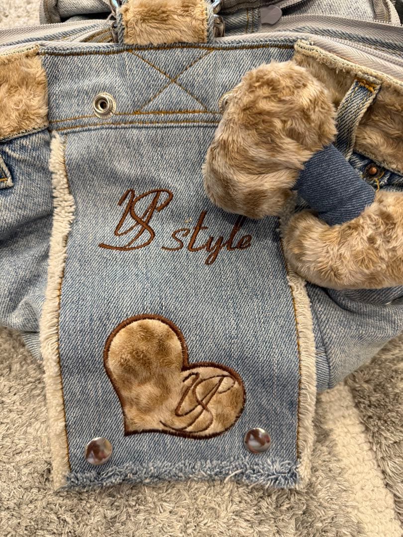 【断捨離値下げ】ルシアン•エ•サヨ　デニムトート 小型犬用