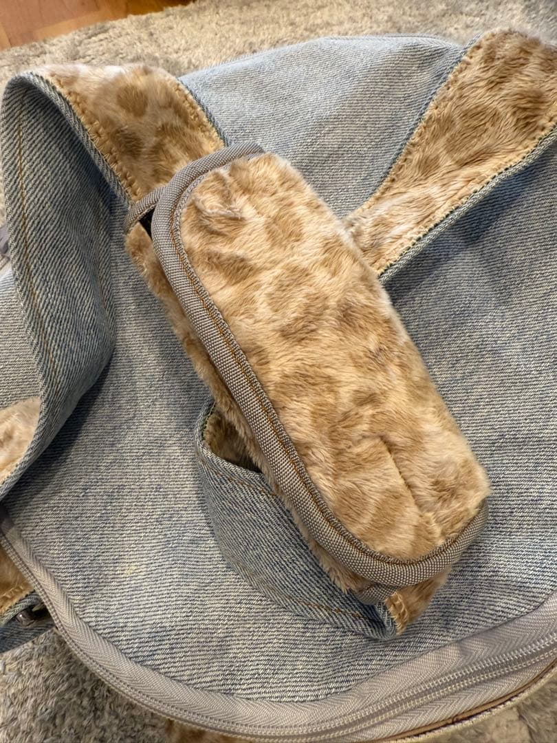 【断捨離値下げ】ルシアン•エ•サヨ　デニムトート 小型犬用