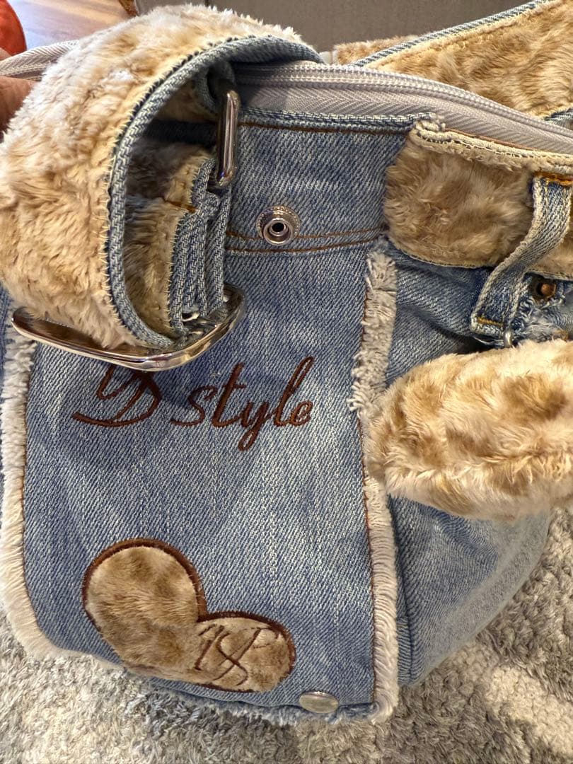 【断捨離値下げ】ルシアン•エ•サヨ　デニムトート 小型犬用