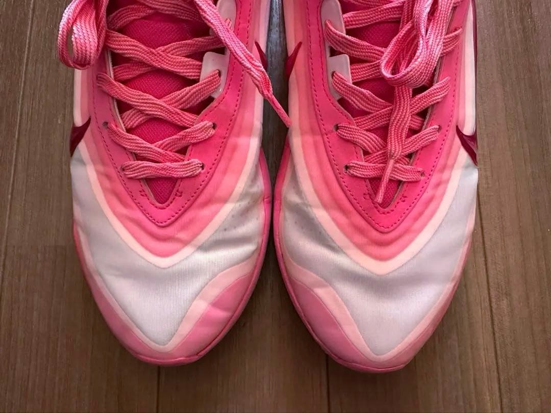 シューズ(男性用) NIKE A'ONE 28.5 HYPER PINK/LASER PINK