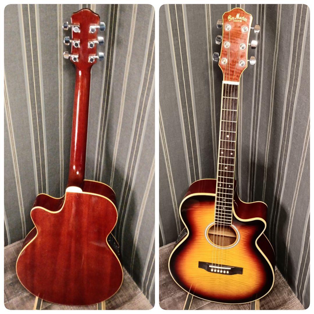新品弦 メンテ済み PROMARTIN プロマーティン エレアコ ギター アコギ