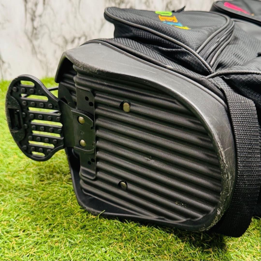 【良品】ジミーズチャーマー×モエリー スタンド式 キャディバッグ レディース