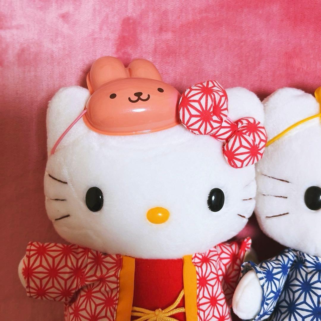 希少レア　ハローキティ　お祭り　ハッピ　お面　2002年製 サンリオ　平成レトロ