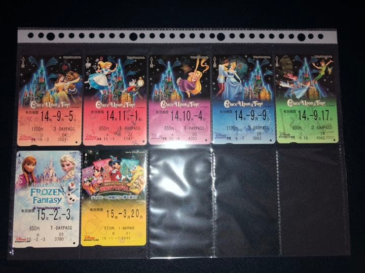 【使用済】2014年度 ディズニーリゾートライン 切符 パス リゾラ