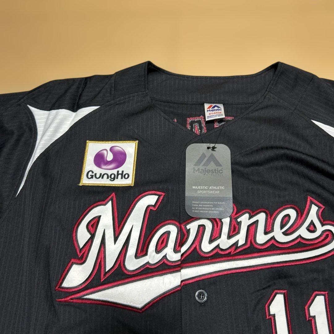 千葉ロッテマリーンズ　ユニフォーム 佐々木千隼選手X Lサイズ　マジェスティック