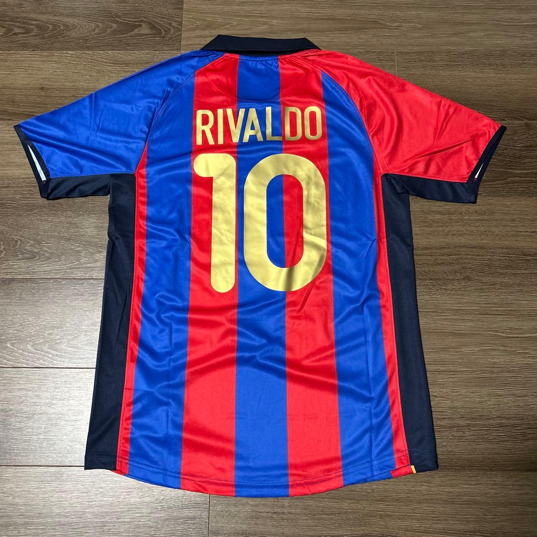 【未使用タグ付】バルセロナ　リバウド選手　ユニフォーム