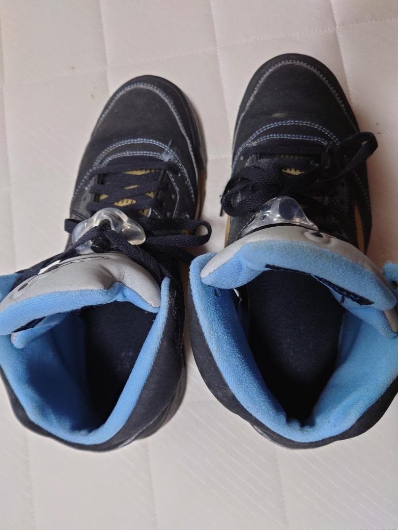 28.0cm ☆ AIR JORDAN５ RETRO 黒/灰/水色