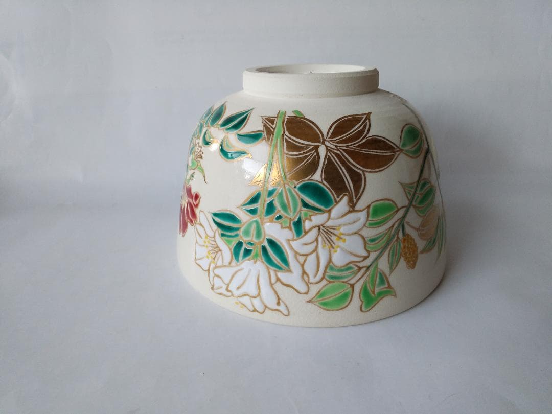 水出宋絢 作 前大徳 福本積應 書付 内親王御生誕記念 三印茶碗 銘『敬愛』新品