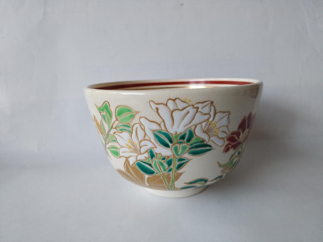 水出宋絢 作 前大徳 福本積應 書付 内親王御生誕記念 三印茶碗 銘『敬愛』新品