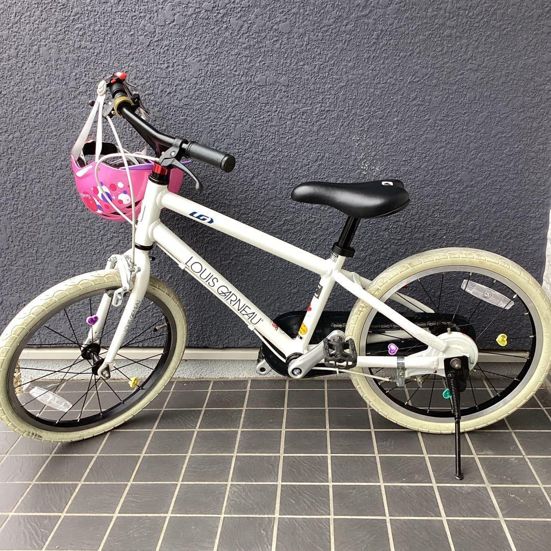 LOUIS GARNEAU　キッズ自転車 ホワイト18インチ