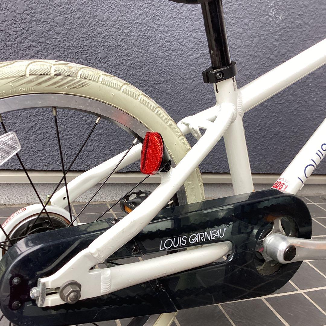 LOUIS GARNEAU　キッズ自転車 ホワイト18インチ