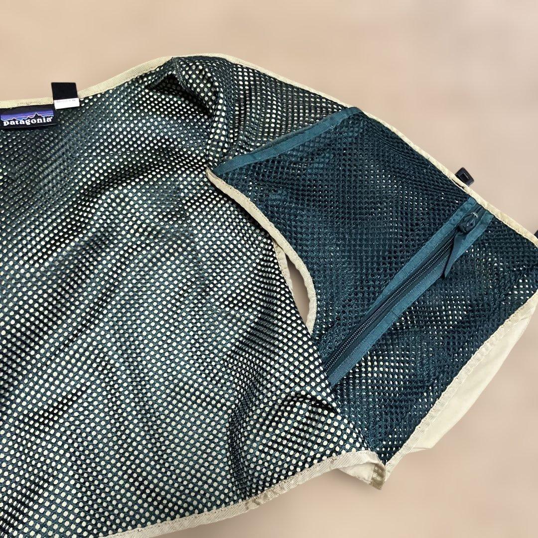 パタゴニア　フィッシングベスト　ベージュ　貴重　90年代　ヴィンテージ　L